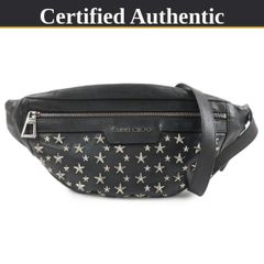 やや使用感あり】 Jimmy Choo ジミーチュウ スタースタッズ クロス