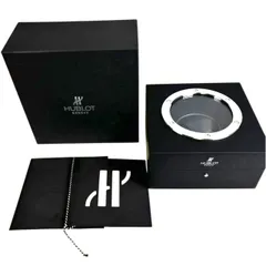 HUBLOT GENEVEウブロ 純正 空箱 ボックス一式　冊子付き　ジュネーブ 2026年最新】hublot geneveの人気アイテム - メルカリ