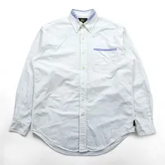 RRL Ralph Lauren 90年代 オックスフォード ボタンダウンシャツ L ホワイト 三ツ星タグ 初期 胸ポケット