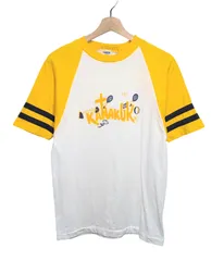 70s USA製 Champion チャンピオン バータグ ラグランTシャツ フットボールTシャツ