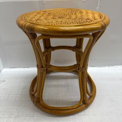 ラタン 回転スツール 丸椅子 籐家具 カウンターチェア - メルカリ