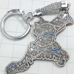 (複数購入値引) 三重県 地図 観光 旅行 登山 記念 キーホルダー M35245