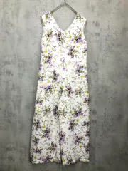 展示品■MISCH MASCH ミッシュマッシュ フラワーレース オールインワン size38/白 ■◆◎レディース