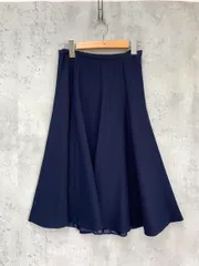 美品 Max&Co マックス&コー フレア スカート size36/紺 ■■ レディース