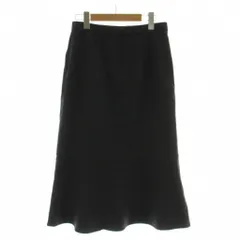 マッキントッシュ MACKINTOSH スカート ウール 38 グレー 無地 ひざ丈 裾フレア G5S07-256-07 /KG