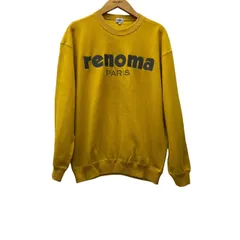 【未使用タグ付き】 renoma レノマ メンズ トップス トレーナー イエロー系 コットン100％サイズ48のサムネイル