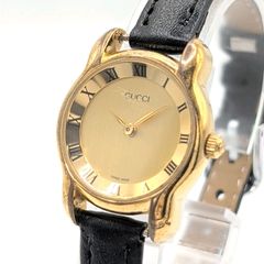 稼動】 クロエ 腕時計 CR 12440 クォーツ ゴールド文字盤 SWISS - メルカリ