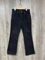 green label relaxing グリーンレーベルリラクシング ユナイテッドアローズ フレア デニムパンツ size40/黒 ■■ レディース