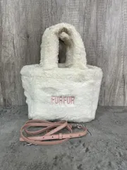 FURFUR ファーファー USAGI ONLINE10周年限定カラー ハンド バッグ size-/白 ◆■ レディースのサムネイル