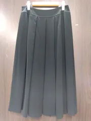 M19　レリアン　Leilian 　スカート　ロング　プリーツ　ＢＬＡＣＫ　黒　11号　ゆったり　エレガント　中古品