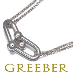 ティファニー ネックレス ハードウェア ダブルリンク シルバー 925 #192225