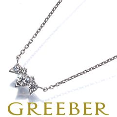 STAR JEWELRY スタージュエリー ダイヤ0.35ctフラワーネックレス