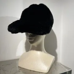 GIVENCHY ジバンシィ Fake Fur Cap フェイクファー キャップ 帽子 ブラック【表参道A09】 のサムネイル