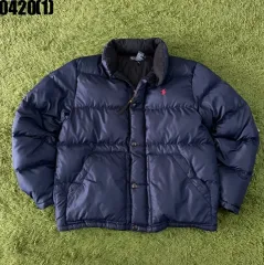 ポロ ラルフローレン ネイビー ダウン アウター M