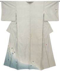 花古今】燕に杜若 付け下げ セオアルファ 夏物 薄物 単衣 - メルカリ