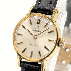 極美品】オメガ ジュネーブ 金張り 手巻 レディース 17石 Cal.485