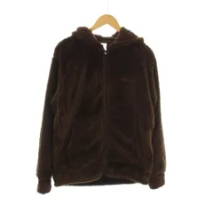チャンピオン CHAMPION ジャケット 上着 L 茶 長袖 ボア 無地 /RK