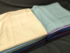 平和屋着物●上質な色無地　秘色色　正絹　逸品　DABE4048az 平和屋着物▽上質な色無地 単衣 芝地紋 秘色色 正絹 逸品 未使用