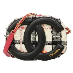 シャネル(Chanel) シャネル ショルダーバッグ マトラッセ チェーンショルダー ツイード マルチカラー レディース