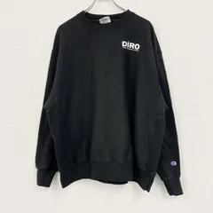 Champion　チャンピオン　リバースウィーブ　スウェット/トレーナー　SEM　企業ロゴ　黒　ブラック　2XLサイズ　古着