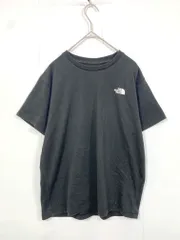 THE NORTH FACE ザノースフェイス ボックスロゴ 半袖 クルーネック S/S Tシャツ sizeM/黒 ■■ メンズ