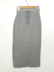CIAOPANIC TYPY チャオパニックティピー シンプル リブIライン スカート sizeS/グレー ■◇ レディース