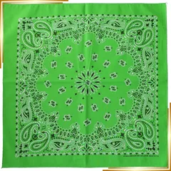 【新品】 HAV-A-HANK ハバハンク バンダナ 国内正規品 全30色 MADE IN USA 55cm×55cm ペイズリー ヴィンテージ スカーフ ハンカチ アメリカ製 (3枚セット(55cm×55cm), (33)アップルグリーン) 0