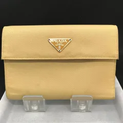 PRADA　プラダ　三つ折り財布　テスートナイロン　三角ロゴ　ベージュ系　1811
