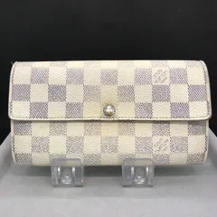 Louis Vuitton　ルイヴィトン　長財布　ポルトフォイユサラ　ダミエアズール　アイボリー系　1803