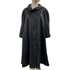 199990 CARLO UBIANO レザーコート  C-159  38 ブラック 羊革