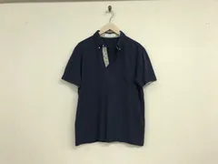 本物ビームスライツBEAMSLIGHTSコットン花柄半袖ポロシャツメンズサーフアメカジミリタリーワークストリートスケータービジネススーツドレスゴルフ紺ネイビーL日本製のサムネイル