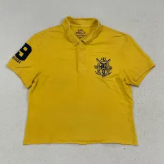 L BXS クロップド コットン 半袖 ポロシャツ 0420