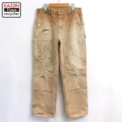 00s USA製 Carhartt ダック ダブルニー ペインターパンツ メンズ Mサイズ相当