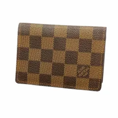 ルイ・ヴィトン(Louis Vuitton) ルイ・ヴィトン 名刺入れ・カードケース ダミエ ポルト2カルトヴェルテカル N60533 エベヌメンズ レディース