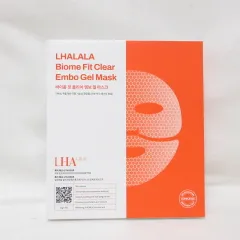 ●LHALALA ララ フィットクリアゲルマスク マスクパック 4枚入 ( シートマスク ) ( 0823-B8 )