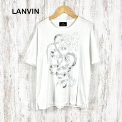LANVIN COLLECTION ランバンコレクション ヘビ スネーク プリント Tシャツ ホワイト メンズ 半袖 トップスのサムネイル