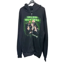 BALENCIAGA SPEED HUNTERS ZIP UP HOODIE ジップアッププリントフーディー 559100 8071000176035のサムネイル