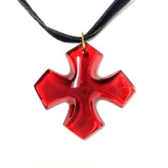 バカラ オクシタンクロスネックレス クリスタル レッド M0306c4 - メルカリ