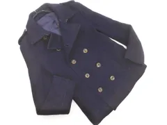 ABAHOUSE アバハウス ウール混 メルトン ダブルボタン コート size2/紺 ◇■ メンズ