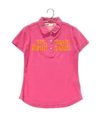 ビバハート | 40(M相当) | レディース 半袖ポロシャツ ピンク系【中古】ゴルフウェア