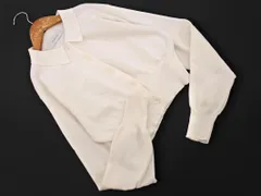 ADAM ET ROPE' アダムエロペ 襟付き カーディガン sizeF/白 ■◇ レディース