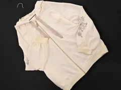 axes femme アクシーズファム レース 刺繍 ジップアップ パーカー sizeM/生成 ■◇ レディース