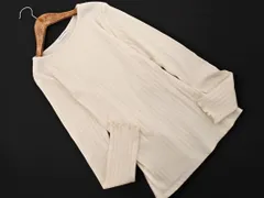 NATURAL BEAUTY BASIC ナチュラルビューティーベーシック リボン カットソー sizeM/オフホワイト ■◇ レディース