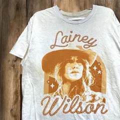 アーティスト Tシャツ レイニー ウィルソン Lainey Wilson シンガー　歌手 白   Lサイズ 音楽　ミュージック 古着 ビンテージ used vintage  p10