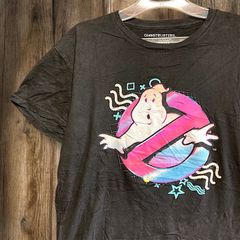 무비 T셔츠 고스트 버스터즈 Ghostbusters 해외 영화 서양화 블랙 L사이즈 헌 옷 ​​빈티지 used vintage p20/