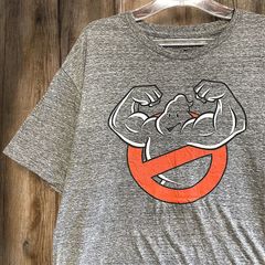 무비 T셔츠 고스트 버스터즈 Ghostbusters 해외 영화 서양화 그레이 XL 사이즈 헌 옷 ​​빈티지 used vintage p20/