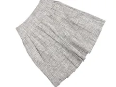 NATURAL BEAUTY ナチュラルビューティー 切替 ギャザー スカート size38/グレー ■◇ レディースのサムネイル