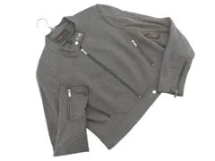 BCBG MAXAZRIA ビーシービージーマックスアズリア ショート丈 ジャケット sizeL/グレー ■◇ レディースのサムネイル