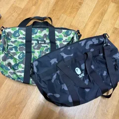A BATHING APE アベイシングエイプ 雑誌付録 カモフラ ダブルバッグ まとめ売り