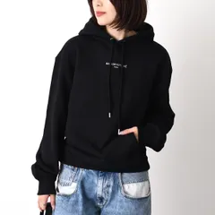 MAISON KITSUNE メゾン キツネ パーカー MAISON KITSUNE PARIS コンフォート フーディ QM00700 KM0341 レディース ユニセックス ブラック コットン フードのサムネイル